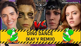 Laezel Devora Wilde amp Shadowheart Jennifer English  Dino Dance Kay V Remix  Baldurs Gate 3 [upl. by Neona109]