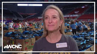 Tepper Foundation holds 3rd annual backpack build [upl. by Etan]