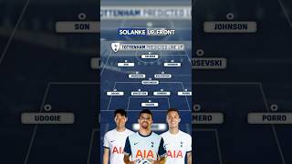 Leicester Vs Tottenham predicted line up [upl. by Llenna]