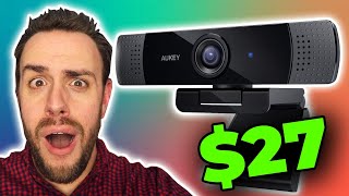 This 27 Aukey Webcam Is INSANE [upl. by Askari756]