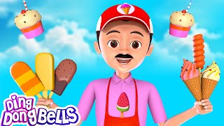 Ice Cream Wala  आइस क्रीम वाला  Kids Rhyme in Hindi  Ding Dong Bells [upl. by Cud]