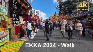 Brisbane EKKA Walkthrough 4K60fps  Royal Queensland Show 2024  First Day [upl. by Tavie]