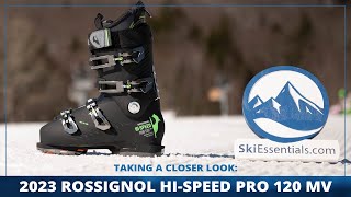 2023 Rossignol HiSpeed Pro 120 MV Ski Boots Short Review with SkiEssentialscom [upl. by Alyce]