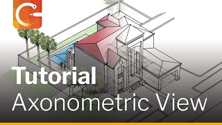 From Floor Plan to Axonometric View  Architect Osama Elfar [upl. by Elleoj]