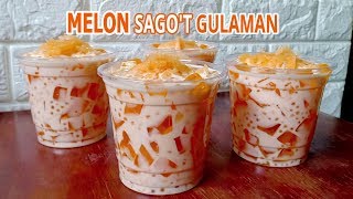 Melon Sagot Gulaman  How to Make Melon Sagot Gulaman [upl. by Crespo551]