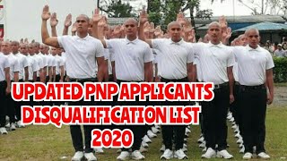 Grounds for DISQUALIFICATION DQ for PNP Applicant As of September 2020 [upl. by Landahl]