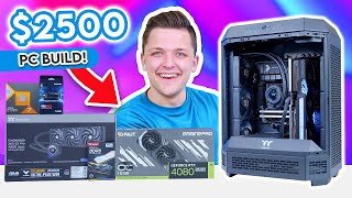 Awesome 2500 Gaming PC Build 2024 🙌 Full 4K Build Guide  ft RTX 4080 SUPER [upl. by Cristen263]