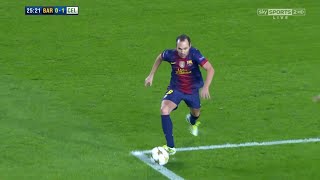 Andres iniesta vs Celtic 2012 English commentary home 1080 [upl. by Sellig]