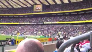 Worlds messiest Mexican wave  Twickenham Stadium 040910 [upl. by Irabaj969]