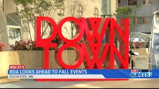 Rochester Downtown Alliance looks ahead to fall events [upl. by Dorey]