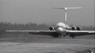 Ilyushin IL62 Interflug at Moscow Sheremetyevo Airport 1972 [upl. by Glynis]