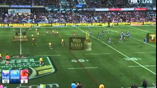 Jarryd Hayne Field Goal [upl. by Nosirrag]