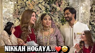 NIKKAH HOGAYA♥️ AIMAN NARAZ HOGAYI😭 LATE POHCHE HAMESHA KI TARHA🤦🏻‍♀️ VLOG BY RABEECA [upl. by Annocahs830]