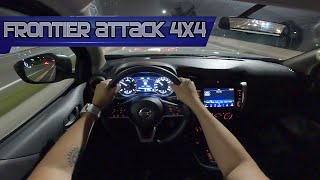 2023 NISSAN FRONTIER ATTACK BITURBO 4X4 TEST DRIVE ANDANDO POR CURITIBA DE DIA E A NOITE [upl. by Aled]