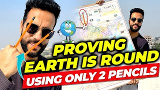 Lets Prove That Earth Is Round🌍 I Science Experiment By Ashu Sir 🔥 [upl. by Blinny]