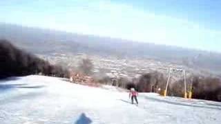 Amazing downhill skiing in Pohorje Maribor [upl. by Neeleuqcaj]