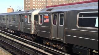 R62 1 train 13551351 15411545 leaves Dyckman Street [upl. by Theran708]