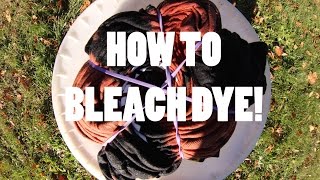 HOW TO BLEACH DYE A TSHIRT  Austin Robinson [upl. by Snilloc]