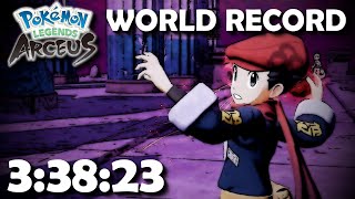 Pokémon Legends Arceus Any Speedrun in 33823 Former World Record [upl. by Aehtela]