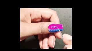 Easy and cut nail art short video [upl. by Norek]