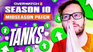 Overwatch 2 Midseason Patch Notes  Tank Buffs New Ranked Updates [upl. by Noived]