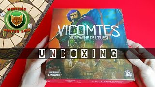 Unboxing Vicomtes du Royaume de lOuest [upl. by Attirehs]