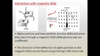 Magnetic deflection alphabetagammaCambridge IGCSE O level Physics 0625 0972 5054 Lesson 74 Part b [upl. by Timotheus]