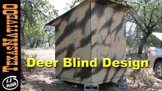 Deer Blind Design for Hunting with Children [upl. by Pembrook]