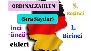 DIE ORDINALZAHLEN Sıra Sayılar [upl. by Noled]