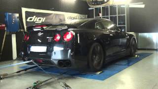 Reprogrammation Moteur  Nissan GTR 35 Ethanol Stage 3  643cv dyno Digiservices Paris [upl. by Eelrefinnej]