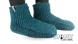 MonkGammlos Hüttenschuhe häkeln Teil 1 [upl. by Stanzel]