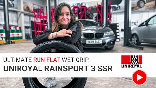 The Uniroyal RainSport 3 SSR  The Ultimate Run Flat Wet Grip [upl. by Swift]