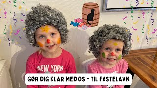 Vlog  Gør dig klar med os til fastelavn  Klovne [upl. by Tnias]