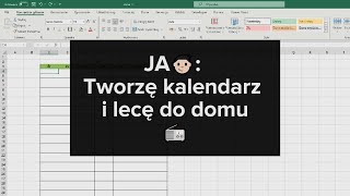 Kalendarz 2025 Excel SEKWENCJA [upl. by Assenav]