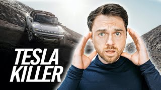 My Reaction To Tesla’s NEW Competitor  GMC Super Truck [upl. by Acimehs]