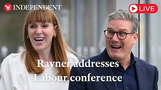 Watch again Angela Rayner and David Lammy deliver speeches on opening day of Labour conference [upl. by Rame]