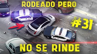 Persecución policial rodeado pero no se rinde 31 [upl. by Ecinehs]