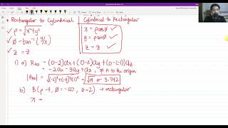 Cylindrical Coordinates Rectangular to Cylindrical amp vice versa  Electromagnetics  AbatAndChill [upl. by Colver]