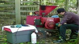 1 Small Engine Repair How to unseize a Kohler Shredder 16HP [upl. by Milissent510]