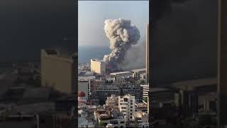 Beirut Explosion extended footage [upl. by Airednaxela]