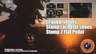 Crankbrothers Stamp Lace Flat Shoes amp Stamp 2 Flat Pedal 1st impression [upl. by Fitalludba]