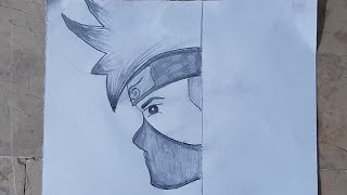 how to draw anime drawing  easy anime drawing sketch [upl. by Nainatrad]