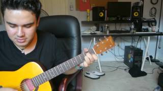 Frank Ocean  quotIvyquot How to Play Guitar Easy Guitar Tutorial [upl. by Chill]