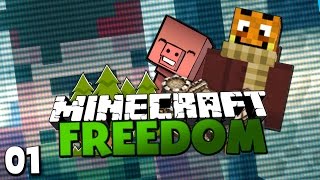 DIE YOUTUBER KLONMASCHINE amp MISSET BANDITEN ✪ Minecraft FREEDOM 01 [upl. by Goodard]