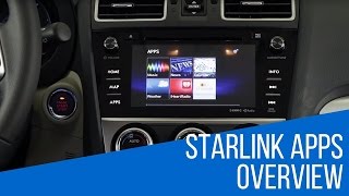 How to use Subaru Starlink Apps [upl. by Anissej]