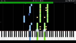 German Military Song  Schwarzbraun ist die Haselnuss Synthesia Piano MIDI BararaikaStronk [upl. by Keyes922]