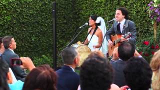 quotNo Matter Where You Arequot  Us The Duo Live Wedding Performance [upl. by Nauqram]