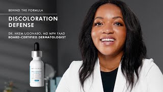 How to Apply SkinCeuticals Discoloration Defense with Dr Ugonabo [upl. by Buzzell]