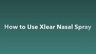 How to Use Xlear Nasal Spray  TMJ amp Sleep Therapy Centre [upl. by Eellek]