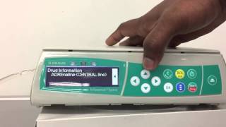 B Braun Infusion pump demo short video [upl. by Alwin]